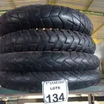 LOTE 134 - 04 PNEUS DE MOTO USADOS, SENDO 02 90/90 ARO 21, 01 120/70 ARO 19 E 01 100/90 ARO 19. (NO ESTADO) ATENÇÃO! FAZER A VISITAÇÃO ANTES DE ARREMATAR, NÃO SABEMOS SE FUNCIONA. LEILÃO NÃO TEM GARANTIA E NEM DEVOLUÇÃO, SUJEITO A POSSÍVEIS AVARIAS VISÍVEIS/OCULTAS E/OU AUSÊNCIA DE COMPONENTES.