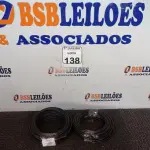 LOTE 138 - 02 CABOS DE ROLO FLEXÍVEL COM APROXIMADAMENTE 25 METROS. (NOVO) (NO ESTADO) ATENÇÃO! FAZER A VISITAÇÃO ANTES DE ARREMATAR, NÃO SABEMOS SE FUNCIONA. LEILÃO NÃO TEM GARANTIA E NEM DEVOLUÇÃO, SUJEITO A POSSÍVEIS AVARIAS VISÍVEIS/OCULTAS E/OU AUSÊNCIA DE COMPONENTES.
