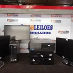 LOTE 239 - 04 CPU’S MARCAS E MODELOS DIVERSOS E 03 MONITORES LCD MARCAS E MODELOS DIVERSOS. (NO ESTADO) ATENÇÃO! FAZER A VISITAÇÃO ANTES DE ARREMATAR, NÃO SABEMOS SE FUNCIONA. LEILÃO NÃO TEM GARANTIA E NEM DEVOLUÇÃO, SUJEITO A POSSÍVEIS AVARIAS VISÍVEIS/OCULTAS E/OU AUSÊNCIA DE COMPONENTES.