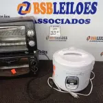LOTE 331 - 02 FORNOS ELÉTRICOS MARCAS ELGIN E BLACK E DECKER E 01 PANELA ELÉTRICA MARCA BRITÂNIA. (NO ESTADO) ATENÇÃO! FAZER A VISITAÇÃO ANTES DE ARREMATAR, NÃO SABEMOS SE FUNCIONA. LEILÃO NÃO TEM GARANTIA E NEM DEVOLUÇÃO, SUJEITO A POSSÍVEIS AVARIAS VISÍVEIS/OCULTAS E/OU AUSÊNCIA DE COMPONENTES.