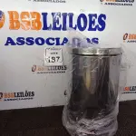 LOTE 187 - 01 LIXEIRA EM INOX 12L C/PEDAL MARCA MOOD. (NO ESTADO) ATENÇÃO! FAZER A VISITAÇÃO ANTES DE ARREMATAR, NÃO SABEMOS SE FUNCIONA. LEILÃO NÃO TEM GARANTIA E NEM DEVOLUÇÃO, SUJEITO A POSSÍVEIS AVARIAS VISÍVEIS/OCULTAS E/OU AUSÊNCIA DE COMPONENTES.