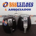 LOTE 368 - 02 AIR FRYES MARCAS BRITÂNIA E BCP. (NO ESTADO) ATENÇÃO! FAZER A VISITAÇÃO ANTES DE ARREMATAR, NÃO SABEMOS SE FUNCIONA. LEILÃO NÃO TEM GARANTIA E NEM DEVOLUÇÃO, SUJEITO A POSSÍVEIS AVARIAS VISÍVEIS/OCULTAS E/OU AUSÊNCIA DE COMPONENTES.
