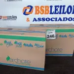 LOTE 246 - 02 CAIXAS DE ÁGUA SANITÁRIA C/03 UNIDADES EM CADA CAIXA 5L EM CADA GALÃO. (NO ESTADO) ATENÇÃO! FAZER A VISITAÇÃO ANTES DE ARREMATAR, NÃO SABEMOS SE FUNCIONA. LEILÃO NÃO TEM GARANTIA E NEM DEVOLUÇÃO, SUJEITO A POSSÍVEIS AVARIAS VISÍVEIS/OCULTAS E/OU AUSÊNCIA DE COMPONENTES.