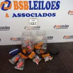 LOTE 137 - 08 ENGATES RÁPIDO PARA MANGUEIRA DE 1 /2’’, 05 ESGUICHOS COM ENGATE ROSQUEADO E JATO REGULÁVEL 1/ 2’’ E 03 ESGUICHOS COM JATO REGULÁVEL PARA ENGATE RÁPIDO. (NOVO) (NO ESTADO) ATENÇÃO! FAZER A VISITAÇÃO ANTES DE ARREMATAR, NÃO SABEMOS SE FUNCIONA. LEILÃO NÃO TEM GARANTIA E NEM DEVOLUÇÃO, SUJEITO A POSSÍVEIS AVARIAS VISÍVEIS/OCULTAS E/OU AUSÊNCIA DE COMPONENTES.
