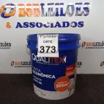 LOTE 373 - 01 GALÃO DE TINTA PARA INTERIOR QUALITEX 18L RENDE ATÉ 300M. (NO ESTADO) ATENÇÃO! FAZER A VISITAÇÃO ANTES DE ARREMATAR, NÃO SABEMOS SE FUNCIONA. LEILÃO NÃO TEM GARANTIA E NEM DEVOLUÇÃO, SUJEITO A POSSÍVEIS AVARIAS VISÍVEIS/OCULTAS E/OU AUSÊNCIA DE COMPONENTES.
