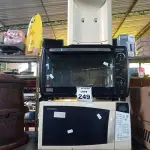 LOTE 249 - 01 FORNO ELÉTRICO MARCA BLACK E DECKER, 01 MICRO-ONDAS PANASONIC E 01 PURIFICADOR DE ÁGUA P/GARRAFÃO MARCA IBBL. (NO ESTADO) ATENÇÃO! FAZER A VISITAÇÃO ANTES DE ARREMATAR, NÃO SABEMOS SE FUNCIONA. LEILÃO NÃO TEM GARANTIA E NEM DEVOLUÇÃO, SUJEITO A POSSÍVEIS AVARIAS VISÍVEIS/OCULTAS E/OU AUSÊNCIA DE COMPONENTES.