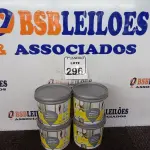 LOTE 296 - 08 KG DE REJUNTE SUPERFINO PREMIUM MARCA QUARTZOLIT CONTENDO 2GK EM CADA POTE. (NO ESTADO) ATENÇÃO! FAZER A VISITAÇÃO ANTES DE ARREMATAR, NÃO SABEMOS SE FUNCIONA. LEILÃO NÃO TEM GARANTIA E NEM DEVOLUÇÃO, SUJEITO A POSSÍVEIS AVARIAS VISÍVEIS/OCULTAS E/OU AUSÊNCIA DE COMPONENTES.