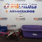 LOTE 195 - 01 LOTE C/DIVERSOS MATERIAIS P/PET. (NO ESTADO) ATENÇÃO! FAZER A VISITAÇÃO ANTES DE ARREMATAR, NÃO SABEMOS SE FUNCIONA. LEILÃO NÃO TEM GARANTIA E NEM DEVOLUÇÃO, SUJEITO A POSSÍVEIS AVARIAS VISÍVEIS/OCULTAS E/OU AUSÊNCIA DE COMPONENTES.
