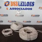 LOTE 214 - 01 LOTE C/VÁRIOS ROLOS DE FIOS DUPLOS INCOMPLETOS. (NO ESTADO) ATENÇÃO! FAZER A VISITAÇÃO ANTES DE ARREMATAR, NÃO SABEMOS SE FUNCIONA. LEILÃO NÃO TEM GARANTIA E NEM DEVOLUÇÃO, SUJEITO A POSSÍVEIS AVARIAS VISÍVEIS/OCULTAS E/OU AUSÊNCIA DE COMPONENTES.