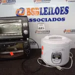 LOTE 331 - 02 FORNOS ELÉTRICOS MARCAS ELGIN E BLACK E DECKER E 01 PANELA ELÉTRICA MARCA BRITÂNIA. (NO ESTADO) ATENÇÃO! FAZER A VISITAÇÃO ANTES DE ARREMATAR, NÃO SABEMOS SE FUNCIONA. LEILÃO NÃO TEM GARANTIA E NEM DEVOLUÇÃO, SUJEITO A POSSÍVEIS AVARIAS VISÍVEIS/OCULTAS E/OU AUSÊNCIA DE COMPONENTES.