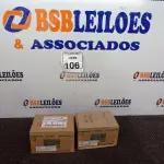 LOTE 106 - 02 CAIXAS COM 06 UNIDADES CADA DE CATALIZADOR VERNIZ PU. (NOVO) (NO ESTADO) ATENÇÃO! FAZER A VISITAÇÃO ANTES DE ARREMATAR, NÃO SABEMOS SE FUNCIONA. LEILÃO NÃO TEM GARANTIA E NEM DEVOLUÇÃO, SUJEITO A POSSÍVEIS AVARIAS VISÍVEIS/OCULTAS E/OU AUSÊNCIA DE COMPONENTES.