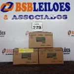 LOTE 279 - 03 CAIXAS COM 06 UNIDADES CADA DE CATALIZADOR VERNIZ PU. (NOVO) (NO ESTADO) ATENÇÃO! FAZER A VISITAÇÃO ANTES DE ARREMATAR, NÃO SABEMOS SE FUNCIONA. LEILÃO NÃO TEM GARANTIA E NEM DEVOLUÇÃO, SUJEITO A POSSÍVEIS AVARIAS VISÍVEIS/OCULTAS E/OU AUSÊNCIA DE COMPONENTES.