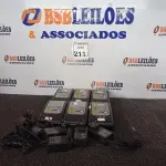 LOTE 211 - 06 ETILÔMETROS MARCA DRAGER C/CARREGADOR. (NO ESTADO) ATENÇÃO! FAZER A VISITAÇÃO ANTES DE ARREMATAR, NÃO SABEMOS SE FUNCIONA. LEILÃO NÃO TEM GARANTIA E NEM DEVOLUÇÃO, SUJEITO A POSSÍVEIS AVARIAS VISÍVEIS/OCULTAS E/OU AUSÊNCIA DE COMPONENTES.