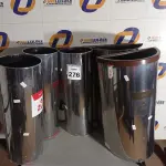 LOTE 276 - 05 LIXEIRAS EM INOX. (NO ESTADO) ATENÇÃO! FAZER A VISITAÇÃO ANTES DE ARREMATAR, NÃO SABEMOS SE FUNCIONA. LEILÃO NÃO TEM GARANTIA E NEM DEVOLUÇÃO, SUJEITO A POSSÍVEIS AVARIAS VISÍVEIS/OCULTAS E/OU AUSÊNCIA DE COMPONENTES.