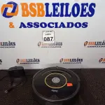 LOTE 087 - 01 ASPIRADOR ROBÔ MARCA IROBOT ROOMBA C/FONTE. (NO ESTADO) ATENÇÃO! FAZER A VISITAÇÃO ANTES DE ARREMATAR, NÃO SABEMOS SE FUNCIONA. LEILÃO NÃO TEM GARANTIA E NEM DEVOLUÇÃO, SUJEITO A POSSÍVEIS AVARIAS VISÍVEIS/OCULTAS E/OU AUSÊNCIA DE COMPONENTES.