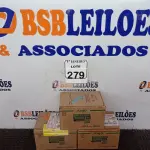 LOTE 279 - 03 CAIXAS COM 06 UNIDADES CADA DE CATALIZADOR VERNIZ PU. (NOVO) (NO ESTADO) ATENÇÃO! FAZER A VISITAÇÃO ANTES DE ARREMATAR, NÃO SABEMOS SE FUNCIONA. LEILÃO NÃO TEM GARANTIA E NEM DEVOLUÇÃO, SUJEITO A POSSÍVEIS AVARIAS VISÍVEIS/OCULTAS E/OU AUSÊNCIA DE COMPONENTES.
