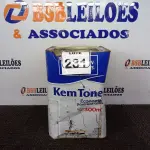 LOTE 231 - 01 LATA DE TINTA ACRÍLICA NA COR AZUL 18L MARCA SHERWIN WILLIANS. (NO ESTADO) ATENÇÃO! FAZER A VISITAÇÃO ANTES DE ARREMATAR, NÃO SABEMOS SE FUNCIONA. LEILÃO NÃO TEM GARANTIA E NEM DEVOLUÇÃO, SUJEITO A POSSÍVEIS AVARIAS VISÍVEIS/OCULTAS E/OU AUSÊNCIA DE COMPONENTES.