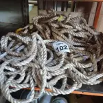 LOTE 102 - 01 LOTE COM CORDAS PARA RAPEL. (NO ESTADO) ATENÇÃO! FAZER A VISITAÇÃO ANTES DE ARREMATAR, NÃO SABEMOS SE FUNCIONA. LEILÃO NÃO TEM GARANTIA E NEM DEVOLUÇÃO, SUJEITO A POSSÍVEIS AVARIAS VISÍVEIS/OCULTAS E/OU AUSÊNCIA DE COMPONENTES.