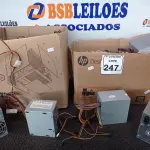 LOTE 247 - 01 LOTE C/VÁRIAS FONTES DE ALIMENTAÇÃO P/PC. (NO ESTADO) ATENÇÃO! FAZER A VISITAÇÃO ANTES DE ARREMATAR, NÃO SABEMOS SE FUNCIONA. LEILÃO NÃO TEM GARANTIA E NEM DEVOLUÇÃO, SUJEITO A POSSÍVEIS AVARIAS VISÍVEIS/OCULTAS E/OU AUSÊNCIA DE COMPONENTES.