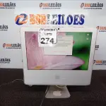 LOTE 274 - 01 IMAC C/TECLADO NA COR BRANCO. (NO ESTADO) ATENÇÃO! FAZER A VISITAÇÃO ANTES DE ARREMATAR, NÃO SABEMOS SE FUNCIONA. LEILÃO NÃO TEM GARANTIA E NEM DEVOLUÇÃO, SUJEITO A POSSÍVEIS AVARIAS VISÍVEIS/OCULTAS E/OU AUSÊNCIA DE COMPONENTES.