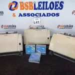 LOTE 241 - 03 SCANNERS MARCA KODAK E 10 UNIDADES DRIVERS DE MEMÓRIA. (NO ESTADO) ATENÇÃO! FAZER A VISITAÇÃO ANTES DE ARREMATAR, NÃO SABEMOS SE FUNCIONA. LEILÃO NÃO TEM GARANTIA E NEM DEVOLUÇÃO, SUJEITO A POSSÍVEIS AVARIAS VISÍVEIS/OCULTAS E/OU AUSÊNCIA DE COMPONENTES.