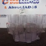 LOTE 381 - 05 SUPORTES P/COPOS DE PLÁSTICO. (NO ESTADO) ATENÇÃO! FAZER A VISITAÇÃO ANTES DE ARREMATAR, NÃO SABEMOS SE FUNCIONA. LEILÃO NÃO TEM GARANTIA E NEM DEVOLUÇÃO, SUJEITO A POSSÍVEIS AVARIAS VISÍVEIS/OCULTAS E/OU AUSÊNCIA DE COMPONENTES.