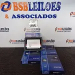 LOTE 386 - 05 REFLETORES DE LED AMBIENTE EXTERNO 100W CADA(NOVO). (NO ESTADO) ATENÇÃO! FAZER A VISITAÇÃO ANTES DE ARREMATAR, NÃO SABEMOS SE FUNCIONA. LEILÃO NÃO TEM GARANTIA E NEM DEVOLUÇÃO, SUJEITO A POSSÍVEIS AVARIAS VISÍVEIS/OCULTAS E/OU AUSÊNCIA DE COMPONENTES.