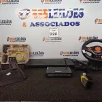 LOTE 228 - 01 APARELHO DVD MARCA PANASONIC, 01 MÁQUINA DE CORTAR DE CABELO, 01 ROTEADOR MARCA D-LINK E 01 KIT DE CORRIDA C/PEDAL E VOLANTE MARCA MULTILASER. (NO ESTADO) ATENÇÃO! FAZER A VISITAÇÃO ANTES DE ARREMATAR, NÃO SABEMOS SE FUNCIONA. LEILÃO NÃO TEM GARANTIA E NEM DEVOLUÇÃO, SUJEITO A POSSÍVEIS AVARIAS VISÍVEIS/OCULTAS E/OU AUSÊNCIA DE COMPONENTES.