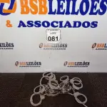 LOTE 081 - 10 ALGEMAS DE FERRO. (NO ESTADO) ATENÇÃO! FAZER A VISITAÇÃO ANTES DE ARREMATAR, NÃO SABEMOS SE FUNCIONA. LEILÃO NÃO TEM GARANTIA E NEM DEVOLUÇÃO, SUJEITO A POSSÍVEIS AVARIAS VISÍVEIS/OCULTAS E/OU AUSÊNCIA DE COMPONENTES.