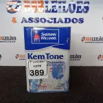 LOTE 389 - 01 LATA DE TINTA ACRÍLICA NA COR AZUL 18L MARCA SHERWIN WILLIANS. (NO ESTADO) ATENÇÃO! FAZER A VISITAÇÃO ANTES DE ARREMATAR, NÃO SABEMOS SE FUNCIONA. LEILÃO NÃO TEM GARANTIA E NEM DEVOLUÇÃO, SUJEITO A POSSÍVEIS AVARIAS VISÍVEIS/OCULTAS E/OU AUSÊNCIA DE COMPONENTES.