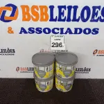 LOTE 296 - 08 KG DE REJUNTE SUPERFINO PREMIUM MARCA QUARTZOLIT CONTENDO 2GK EM CADA POTE. (NO ESTADO) ATENÇÃO! FAZER A VISITAÇÃO ANTES DE ARREMATAR, NÃO SABEMOS SE FUNCIONA. LEILÃO NÃO TEM GARANTIA E NEM DEVOLUÇÃO, SUJEITO A POSSÍVEIS AVARIAS VISÍVEIS/OCULTAS E/OU AUSÊNCIA DE COMPONENTES.