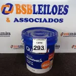 LOTE 293 - 01 GALÃO DE TINTA PARA INTERIOR QUALITEX 18L RENDE ATÉ 300M. (NO ESTADO) ATENÇÃO! FAZER A VISITAÇÃO ANTES DE ARREMATAR, NÃO SABEMOS SE FUNCIONA. LEILÃO NÃO TEM GARANTIA E NEM DEVOLUÇÃO, SUJEITO A POSSÍVEIS AVARIAS VISÍVEIS/OCULTAS E/OU AUSÊNCIA DE COMPONENTES.