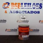 LOTE 189 - 01 LATA DE TINTA ESMALTE SINTÉTICO PARA MADEIRA E METAL 3,6L NA COR BRILHANTE LARANJA MARCA SUVINIL (NOVO). (NO ESTADO) ATENÇÃO! FAZER A VISITAÇÃO ANTES DE ARREMATAR, NÃO SABEMOS SE FUNCIONA. LEILÃO NÃO TEM GARANTIA E NEM DEVOLUÇÃO, SUJEITO A POSSÍVEIS AVARIAS VISÍVEIS/OCULTAS E/OU AUSÊNCIA DE COMPONENTES.