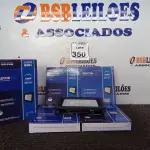 LOTE 350 - 05 REFLETORES DE LED AMBIENTE EXTERNO 100W CADA(NOVO). (NO ESTADO) ATENÇÃO! FAZER A VISITAÇÃO ANTES DE ARREMATAR, NÃO SABEMOS SE FUNCIONA. LEILÃO NÃO TEM GARANTIA E NEM DEVOLUÇÃO, SUJEITO A POSSÍVEIS AVARIAS VISÍVEIS/OCULTAS E/OU AUSÊNCIA DE COMPONENTES.