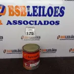 LOTE 179 - 01 LATA DE TINTA ESMALTE SINTÉTICO PARA MADEIRA E METAL 3,6L NA COR BRILHANTE LARANJA MARCA SUVINIL (NOVO). (NO ESTADO) ATENÇÃO! FAZER A VISITAÇÃO ANTES DE ARREMATAR, NÃO SABEMOS SE FUNCIONA. LEILÃO NÃO TEM GARANTIA E NEM DEVOLUÇÃO, SUJEITO A POSSÍVEIS AVARIAS VISÍVEIS/OCULTAS E/OU AUSÊNCIA DE COMPONENTES.