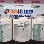 LOTE 232 - 03 BEBEDOUROS DE PAREDE MARCA IBBL MODELOS DIVERSOS P/RETIRADA DE PEÇAS. (NO ESTADO) ATENÇÃO! FAZER A VISITAÇÃO ANTES DE ARREMATAR, NÃO SABEMOS SE FUNCIONA. LEILÃO NÃO TEM GARANTIA E NEM DEVOLUÇÃO, SUJEITO A POSSÍVEIS AVARIAS VISÍVEIS/OCULTAS E/OU AUSÊNCIA DE COMPONENTES.