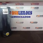 LOTE 152 - 01 LIXEIRA EM INOX. (NOVA) (NO ESTADO) ATENÇÃO! FAZER A VISITAÇÃO ANTES DE ARREMATAR, NÃO SABEMOS SE FUNCIONA. LEILÃO NÃO TEM GARANTIA E NEM DEVOLUÇÃO, SUJEITO A POSSÍVEIS AVARIAS VISÍVEIS/OCULTAS E/OU AUSÊNCIA DE COMPONENTES.