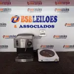 LOTE 349 - 01 FOGÃO DE INDUÇÃO 01 BOCA MARCA ELECTROLUX E 01 CAFETEIRA MARCA PHILCO. (NO ESTADO) ATENÇÃO! FAZER A VISITAÇÃO ANTES DE ARREMATAR, NÃO SABEMOS SE FUNCIONA. LEILÃO NÃO TEM GARANTIA E NEM DEVOLUÇÃO, SUJEITO A POSSÍVEIS AVARIAS VISÍVEIS/OCULTAS E/OU AUSÊNCIA DE COMPONENTES.