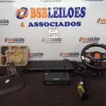 LOTE 228 - 01 APARELHO DVD MARCA PANASONIC, 01 MÁQUINA DE CORTAR DE CABELO, 01 ROTEADOR MARCA D-LINK E 01 KIT DE CORRIDA C/PEDAL E VOLANTE MARCA MULTILASER. (NO ESTADO) ATENÇÃO! FAZER A VISITAÇÃO ANTES DE ARREMATAR, NÃO SABEMOS SE FUNCIONA. LEILÃO NÃO TEM GARANTIA E NEM DEVOLUÇÃO, SUJEITO A POSSÍVEIS AVARIAS VISÍVEIS/OCULTAS E/OU AUSÊNCIA DE COMPONENTES.