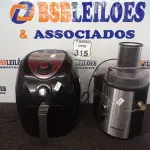 LOTE 315 - 01 AIR FRYER MARCA PHILIPS E 0101 CENTRIFUGA DE FRUTAS MARCA MONDIAL. (NO ESTADO) ATENÇÃO! FAZER A VISITAÇÃO ANTES DE ARREMATAR, NÃO SABEMOS SE FUNCIONA. LEILÃO NÃO TEM GARANTIA E NEM DEVOLUÇÃO, SUJEITO A POSSÍVEIS AVARIAS VISÍVEIS/OCULTAS E/OU AUSÊNCIA DE COMPONENTES.