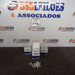 LOTE 116 - 03 CAIXINHAS DE PARAFUSOS FLANGEADO PHILIPS 4,2X13 ZINCADO BRANCO COM 500 PEÇAS CADA. (NO ESTADO) ATENÇÃO! FAZER A VISITAÇÃO ANTES DE ARREMATAR, NÃO SABEMOS SE FUNCIONA. LEILÃO NÃO TEM GARANTIA E NEM DEVOLUÇÃO, SUJEITO A POSSÍVEIS AVARIAS VISÍVEIS/OCULTAS E/OU AUSÊNCIA DE COMPONENTES.