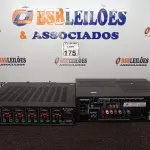 LOTE 175 - 01 HOME THEATER MARCA KARMAN/CARDON E 01 AMPLIFICADOR MARCA ABSOLUTE P/RETIRADA DE PEÇAS. (NO ESTADO) ATENÇÃO! FAZER A VISITAÇÃO ANTES DE ARREMATAR, NÃO SABEMOS SE FUNCIONA. LEILÃO NÃO TEM GARANTIA E NEM DEVOLUÇÃO, SUJEITO A POSSÍVEIS AVARIAS VISÍVEIS/OCULTAS E/OU AUSÊNCIA DE COMPONENTES.
