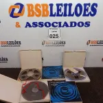 LOTE 025 - 05 FITAS P/GRAVADOR DE ROLOS ANTIGAS. (NO ESTADO) ATENÇÃO! FAZER A VISITAÇÃO ANTES DE ARREMATAR, NÃO SABEMOS SE FUNCIONA. LEILÃO NÃO TEM GARANTIA E NEM DEVOLUÇÃO, SUJEITO A POSSÍVEIS AVARIAS VISÍVEIS/OCULTAS E/OU AUSÊNCIA DE COMPONENTES.