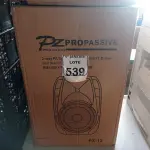 LOTE 539 - 01 CAIXA DE SOM MARCA PZ PRO ÁUDIO. (NO ESTADO) ATENÇÃO! FAZER A VISITAÇÃO ANTES DE ARREMATAR, NÃO SABEMOS SE FUNCIONA. LEILÃO NÃO TEM GARANTIA E NEM DEVOLUÇÃO, SUJEITO A POSSÍVEIS AVARIAS VISÍVEIS/OCULTAS E/OU AUSÊNCIA DE COMPONENTES.