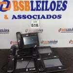LOTE 516 - 05 APARELHOS TELEFÔNICOS TELA TOUCH MARCA GRANDSTREAM INCOMPLETO. (NO ESTADO) ATENÇÃO! FAZER A VISITAÇÃO ANTES DE ARREMATAR, NÃO SABEMOS SE FUNCIONA. LEILÃO NÃO TEM GARANTIA E NEM DEVOLUÇÃO, SUJEITO A POSSÍVEIS AVARIAS VISÍVEIS/OCULTAS E/OU AUSÊNCIA DE COMPONENTES.