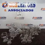 LOTE 509 - 01 LOTE C/VÁRIAS TAÇAS E COPOS DIVERSOS. (NO ESTADO) ATENÇÃO! FAZER A VISITAÇÃO ANTES DE ARREMATAR, NÃO SABEMOS SE FUNCIONA. LEILÃO NÃO TEM GARANTIA E NEM DEVOLUÇÃO, SUJEITO A POSSÍVEIS AVARIAS VISÍVEIS/OCULTAS E/OU AUSÊNCIA DE COMPONENTES.
