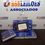 LOTE 011 - 05 REFLETORES DE LED 100W. (NO ESTADO) ATENÇÃO! FAZER A VISITAÇÃO ANTES DE ARREMATAR, NÃO SABEMOS SE FUNCIONA. LEILÃO NÃO TEM GARANTIA E NEM DEVOLUÇÃO, SUJEITO A POSSÍVEIS AVARIAS VISÍVEIS/OCULTAS E/OU AUSÊNCIA DE COMPONENTES.