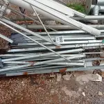 LOTE 555 - 01 TENDA SANFONADA S/LONA. (NO ESTADO) ATENÇÃO! FAZER A VISITAÇÃO ANTES DE ARREMATAR, NÃO SABEMOS SE FUNCIONA. LEILÃO NÃO TEM GARANTIA E NEM DEVOLUÇÃO, SUJEITO A POSSÍVEIS AVARIAS VISÍVEIS/OCULTAS E/OU AUSÊNCIA DE COMPONENTES.