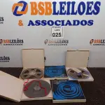LOTE 025 - 05 FITAS P/GRAVADOR DE ROLOS ANTIGAS. (NO ESTADO) ATENÇÃO! FAZER A VISITAÇÃO ANTES DE ARREMATAR, NÃO SABEMOS SE FUNCIONA. LEILÃO NÃO TEM GARANTIA E NEM DEVOLUÇÃO, SUJEITO A POSSÍVEIS AVARIAS VISÍVEIS/OCULTAS E/OU AUSÊNCIA DE COMPONENTES.