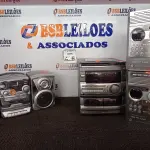 LOTE 426 - 04 APARELHOS DE SOM MARCAS E MODELOS DIVERSOS. (NO ESTADO) ATENÇÃO! FAZER A VISITAÇÃO ANTES DE ARREMATAR, NÃO SABEMOS SE FUNCIONA. LEILÃO NÃO TEM GARANTIA E NEM DEVOLUÇÃO, SUJEITO A POSSÍVEIS AVARIAS VISÍVEIS/OCULTAS E/OU AUSÊNCIA DE COMPONENTES.